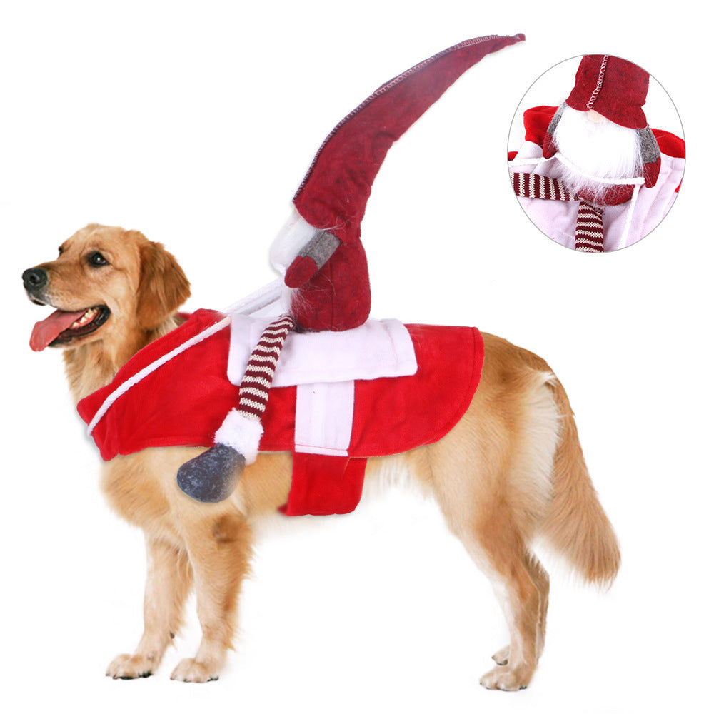 Pet Christmas Riding Transformation Costume Pet Products Costumes Cosplay