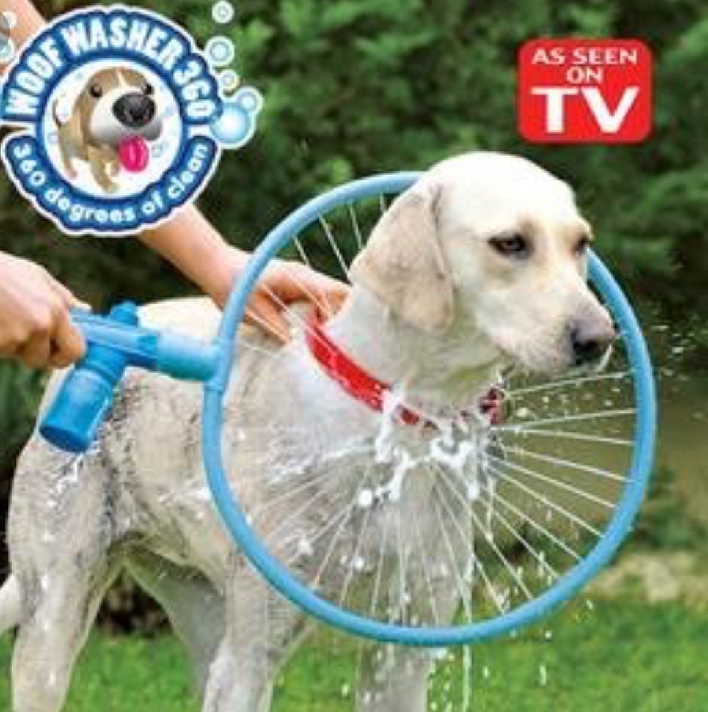 Fully automatic 360 degree pet supplies bath ring