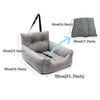 Pet Cathouse Doghouse Car Sofa Pet Bed Co-driving Seat